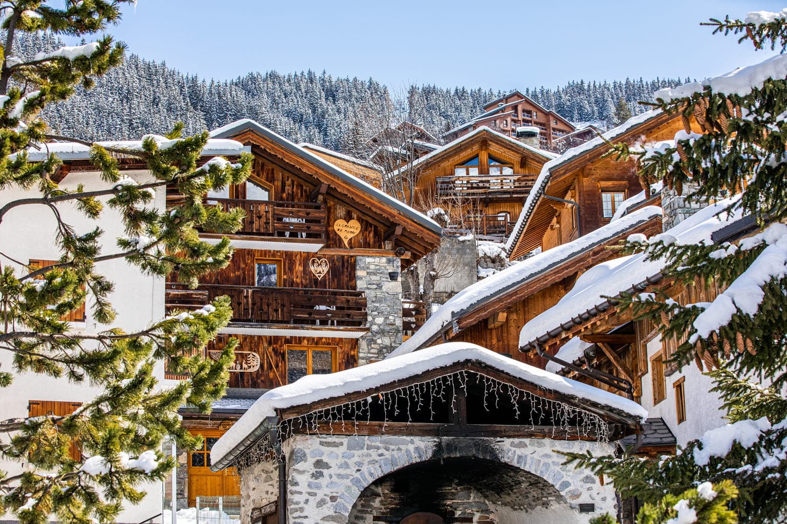 Appartements et chalets haut de gamme à Méribel